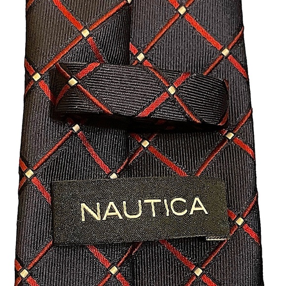 NWOT Nautica Tie and Pocket Square Set - Picture 5 of 6